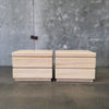 Post Modern Oversized Nightstands By Kreiss