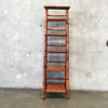 Vintage Bamboo/ Rattan Ladder Shelf