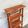 Vintage Bamboo/ Rattan Ladder Shelf