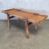 Coronado Mid 1930's Coffee Table with Rancho Style Hand-painted Floral Accents