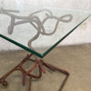 Rebar Table In The Style Of Muriel Coleman