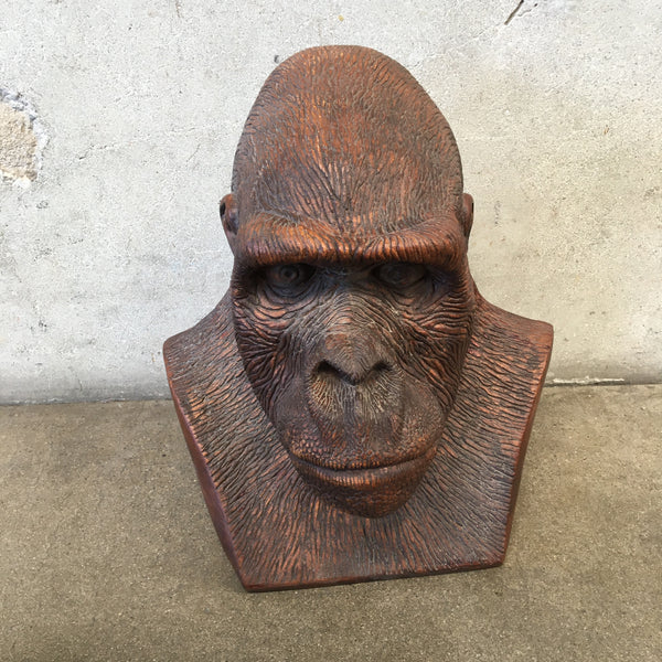Christian Audigier Ceramic Gorilla Bust