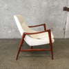 Vintage Adolf Relling Teak Lounge Scoop Chair for Dokka Mobler