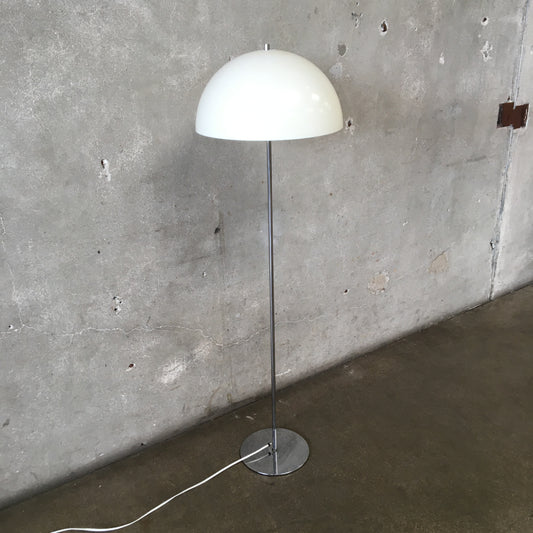 Vintage Mushroom Floor Lamp with Acrylic Shade