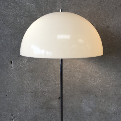Vintage Mushroom Floor Lamp with Acrylic Shade