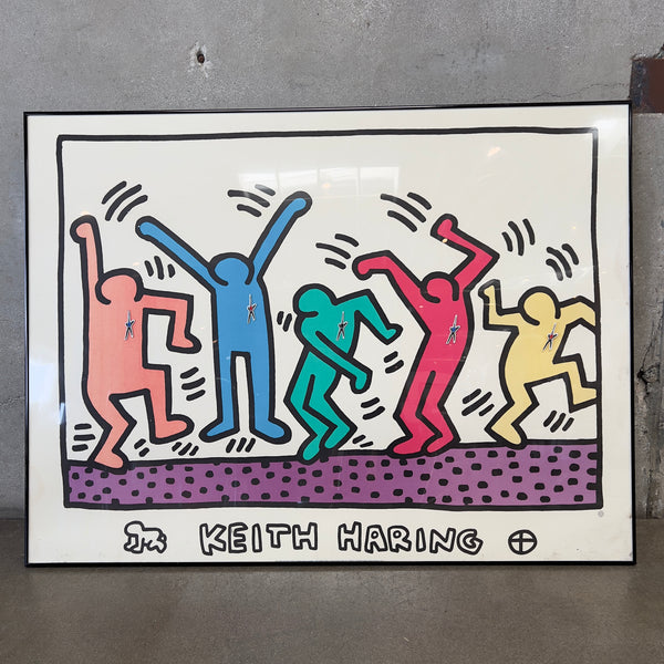 Keith Haring 1993 "Dancers" Lithograph