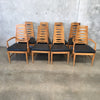 Set of 8 Mid Century Modern "Catseyes" Vintage Young Furniture Co.
