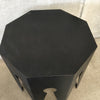 Black Octagon Metal Table