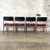 Set of Four Mid Century Modern 1960s Erik Buch Teak Dining Chairs