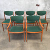 Drexel Parallel Set of Six Dining Chairs by Barney Flagg