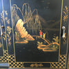 Vintage Chinoiserie Lighted Cabinet