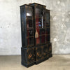 Vintage Chinoiserie Lighted Cabinet