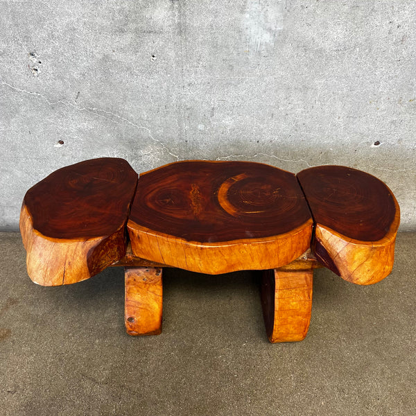 Vintage One of a Kind Hand Crafted Driftwood Bench