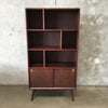 Mid Century Modern Style Walnut Finish Bookcase By Joybird