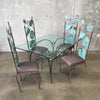 Designer Emilia Castillo One Of A Kind Dining Table & Four Chair Set