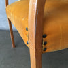 Yellow Mid Century Modern Bentwood Chair