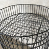 Round Raised Black Metal Stand With Adjustable Bottom