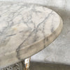 Cast Iron - Marble Top Side Table