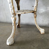 Cast Iron - Marble Top Side Table