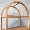 Arched Top & Natural Finish Shelving Unit by Moe's Home