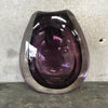 1955 Signed Sommerso Amethyst Vase by Per Lutken for Holmegaard