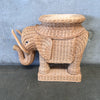 Vintage Boho Elephant Side Table