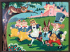 Vintage Alice in Wonderland Painting