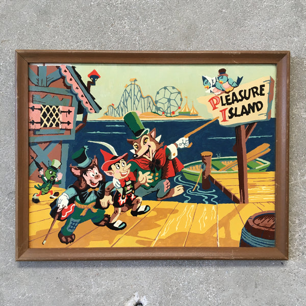 Vintage Painted Pinocchio