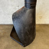 Vintage Mid Century Modern Matte Black Majestic "Firehood" Fireplace