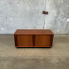 Mid Century Modern 1960s Low Record Cabinet