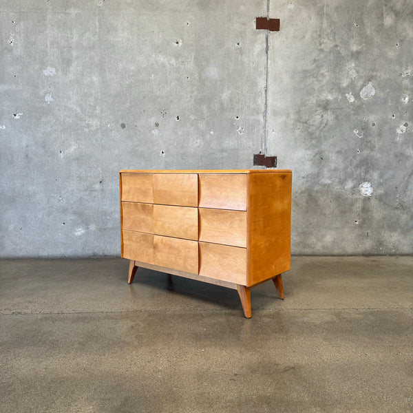 Mid Century Modern 1950s Three Drawer Chest By Heywood Wakefield