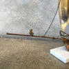 Signed Brass Sailboat Sculpture