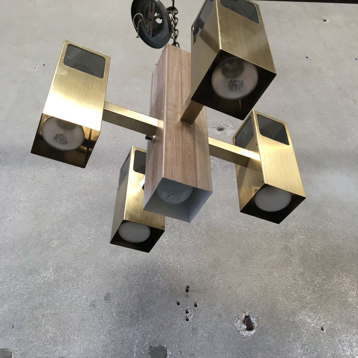 1970s Retro Space Age Chandelier