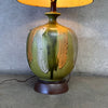 1960's Vintage Drip Studio Ceramic Lamp