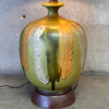 1960's Vintage Drip Studio Ceramic Lamp