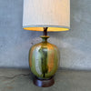 1960's Vintage Drip Studio Ceramic Lamp