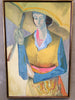 "Lady with Parasol" Oil on Canvas Painting by Pauline Rosenberg