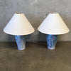 1980's Pair of Mid Century Modern Lamps