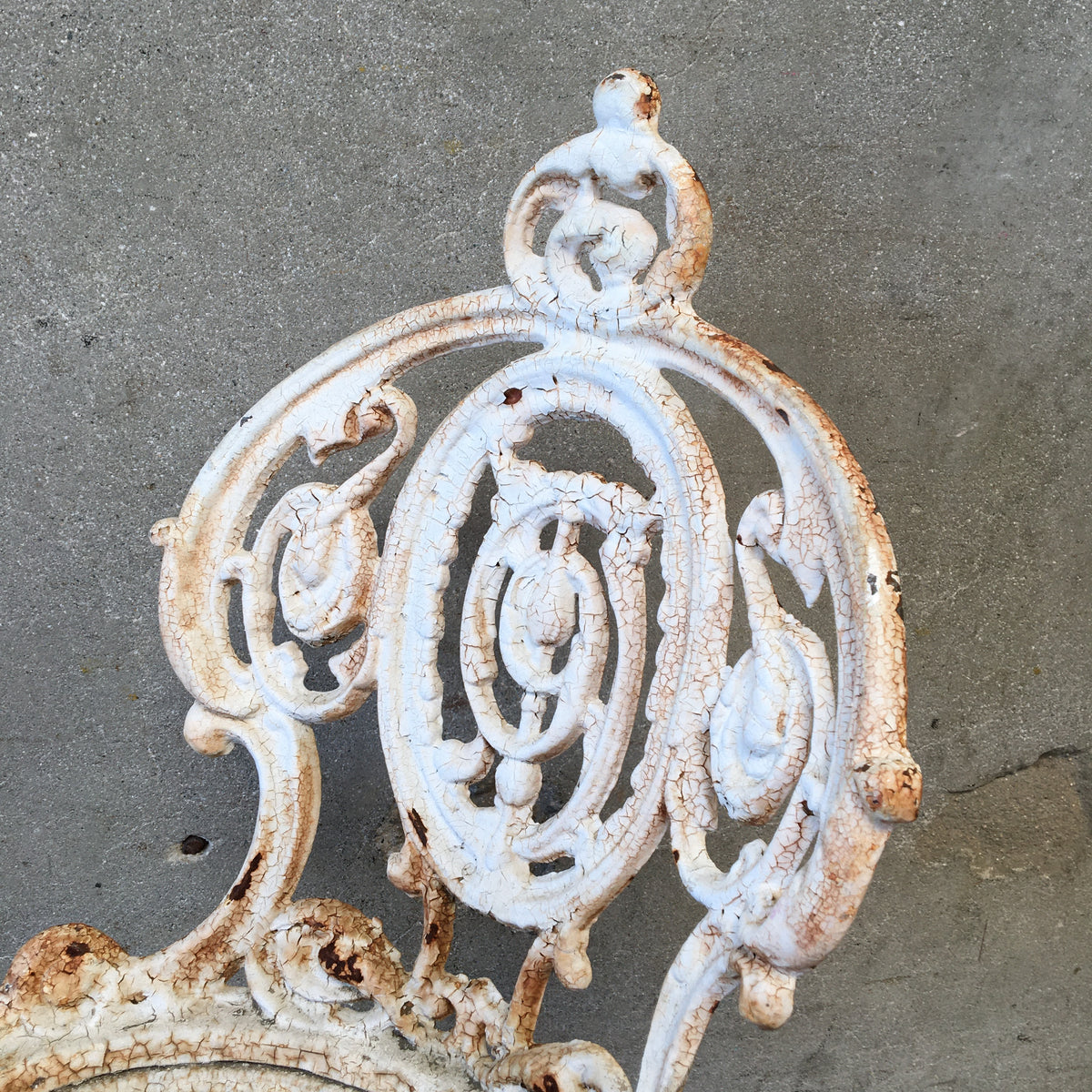 Vintage Cast Iron Garden Chair by Atlanta Stove Works
