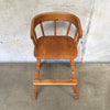 Vintage Childs Wood High Chair