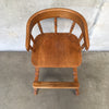 Vintage Childs Wood High Chair