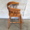 Vintage Childs Wood High Chair