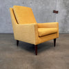 1960s Scandinavian High Back Lounge Chair