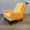 1960s Scandinavian High Back Lounge Chair