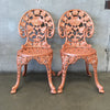 Vintage Bistro Set Table & Two Chairs