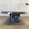 Vintage Mid Century Modern Marble Coffee Table