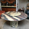 Vintage Large Verde Luana Green Marble Dining Table