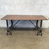 Monterey Furniture Early Copper Top - Wrought Iron Base Table