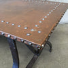 Monterey Furniture Early Copper Top - Wrought Iron Base Table