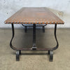 Monterey Furniture Early Copper Top - Wrought Iron Base Table